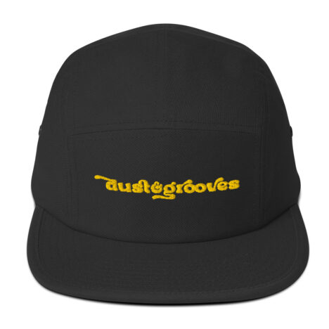 Five Panel Cap. Dust & Grooves Wordmark.