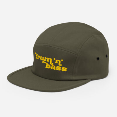 drum 'n' bass. Five Panel Cap - Image 3