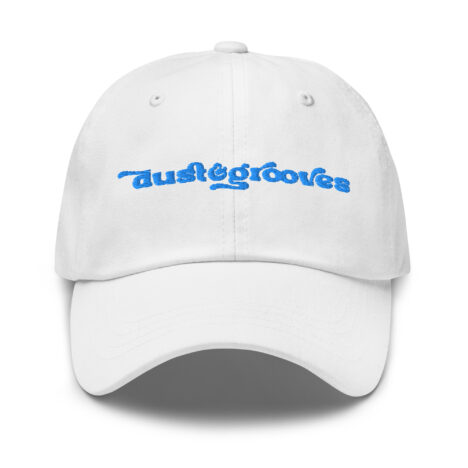 Dad hat. Dust & Grooves Wordmark