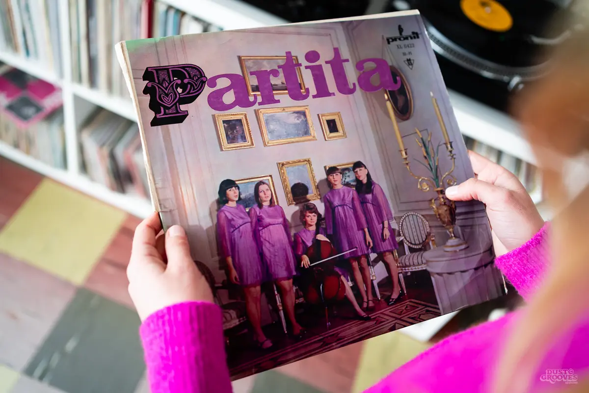 Kornelia Binicewicz, a vinyl record collector, DJ, and founder of Ladies On Records, photographed at her house in Istanbul with her vinyl record collection for Dust & Grooves Volume 2 book.
