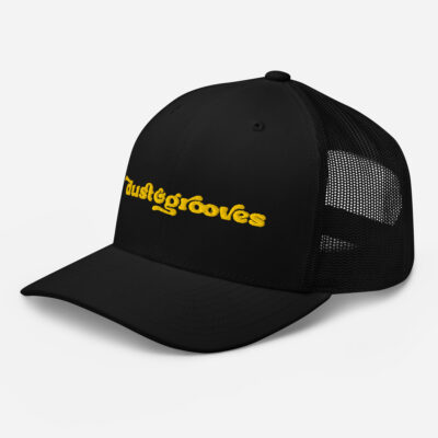 Retro Trucker Hat. Dust & Grooves Wordmark. - Image 7