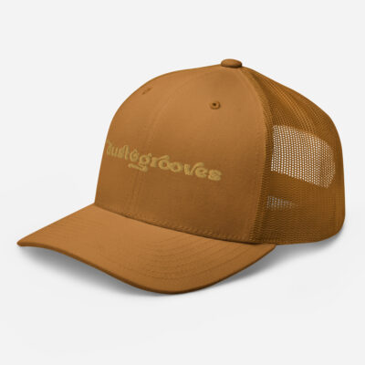 Retro Trucker Hat. Dust & Grooves Wordmark. - Image 2