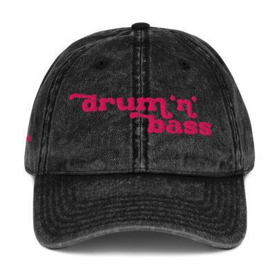 drum 'n' bass. Vintage Cotton Twill Cap