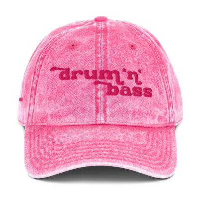 drum 'n' bass. Vintage Cotton Twill Cap - Image 3