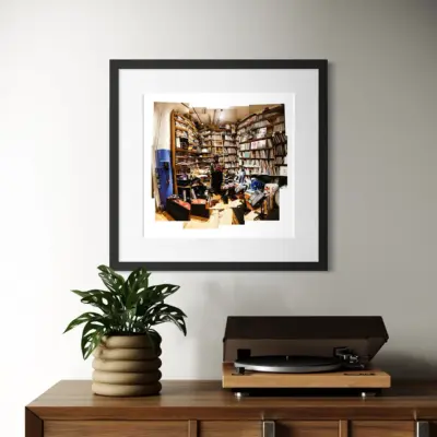 Questlove In His Record Room - Photo Collage by Eilon Paz