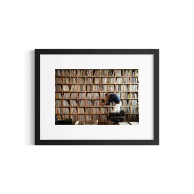 Claas Brieler. Berlin, Gernany. “Searching for something in the soul section of my record collection. The one problem with having so many records is, how do you keep them filed? I have a system based on genres, countries, and other criteria.”